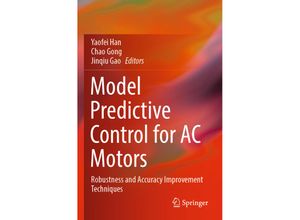 9789811680687 - Model Predictive Control for AC Motors Kartoniert (TB)