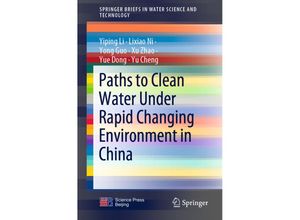 9789811900907 - SpringerBriefs in Water Science and Technology   Paths to Clean Water Under Rapid Changing Environment in China - Yiping Li Lixiao Ni Yong Guo Xu Zhao Yue Dong Yu Cheng Kartoniert (TB)