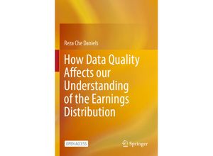 9789811936418 - How Data Quality Affects our Understanding of the Earnings Distribution - Reza Che Daniels Kartoniert (TB)