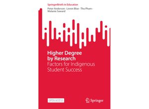 9789811951770 - SpringerBriefs in Education   Higher Degree by Research - Peter Anderson Levon Blue Thu Pham Melanie Saward Kartoniert (TB)