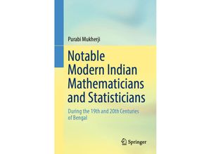 9789811961311 - Notable Modern Indian Mathematicians and Statisticians - Purabi Mukherji Kartoniert (TB)