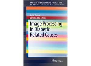 9789812876232 - SpringerBriefs in Applied Sciences and Technology   Image Processing in Diabetic Related Causes - Amit Kumar Fahimuddin Shaik Kartoniert (TB)