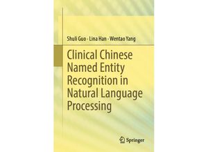 9789819926640 - Clinical Chinese Named Entity Recognition in Natural Language Processing - Shuli Guo Lina Han Wentao Yang Kartoniert (TB)