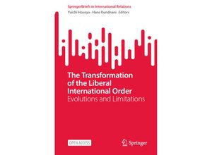 9789819947287 - SpringerBriefs in International Relations   The Transformation of the Liberal International Order Kartoniert (TB)