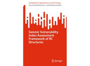 9789819950379 - SpringerBriefs in Applied Sciences and Technology   Seismic Vulnerability Index Assessment Framework of RC Structures - Moustafa Moufid Kassem Fadzli Mohamed Nazri Kartoniert (TB)