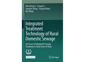 9789819959082 - Integrated Treatment Technology of Rural Domestic Sewage - Wensheng Li Yungui Li Jianmin Zhang Fengyu Wang Bin Wang Kartoniert (TB)