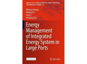 9789819987979 - Energy Management of Integrated Energy System in Large Ports - Wentao Huang Moduo Yu Hao Li Nengling Tai Kartoniert (TB)