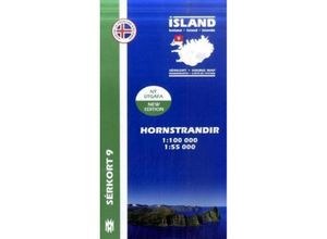 9789979330400 - Island - Sérkort Hornstrandir Karte (im Sinne von Landkarte)