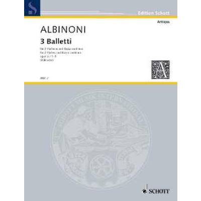 9790001001014 - 3 Balletti op 3 1-3