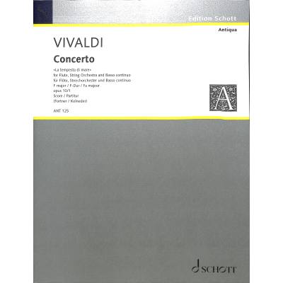 9790001004060 - Concerto F-Dur op 10 1 (la tempesta di mare) RV 433