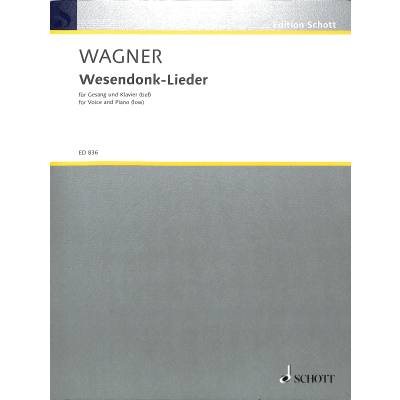 9790001031981 - Wesendonck Lieder WWV 91a