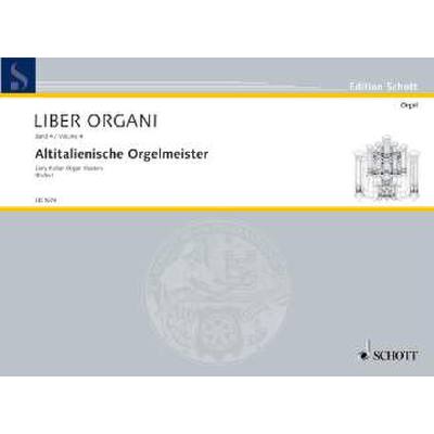 9790001034371 - Liber organi 4 - altitalienische Orgelmeister