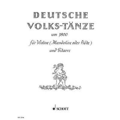 9790001038508 - Deutsche Volkstänze um 1800