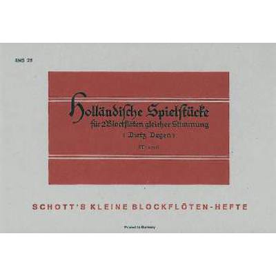 9790001039383 - Holländische Spielstücke