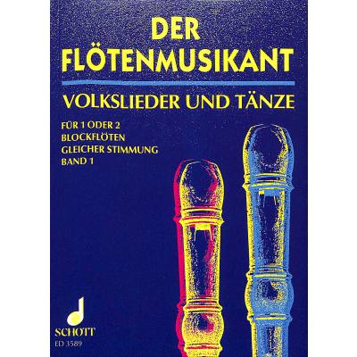 9790001043649 - Der Flötenmusikant 1 | Volkslieder + Tänze