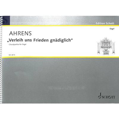 9790001045155 - Choralpartita verleih uns Frieden