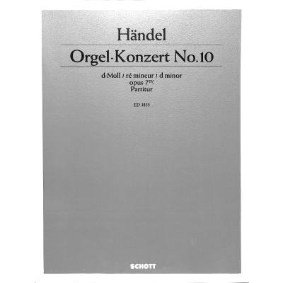 9790001045834 - Konzert 10 d-moll op 7 4 HWV 309