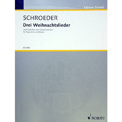 9790001046565 - 3 Weihnachtslieder