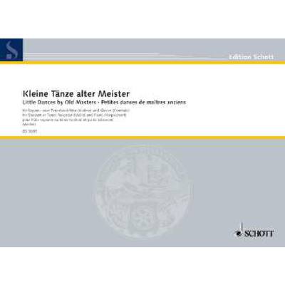 9790001046848 - Kleine Tänze alter Meister