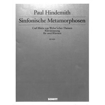 9790001048767 - Sinfonische Metamorphosen nach einem Thema von C M von Weber