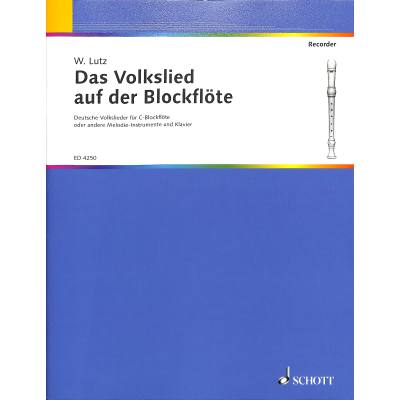 9790001050128 - Das Volkslied auf der Blockflöte