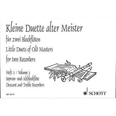 9790001051521 - Kleine Duette alter Meister 2