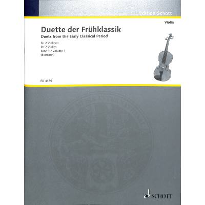 9790001051590 - Violinduette der Frühklassik i