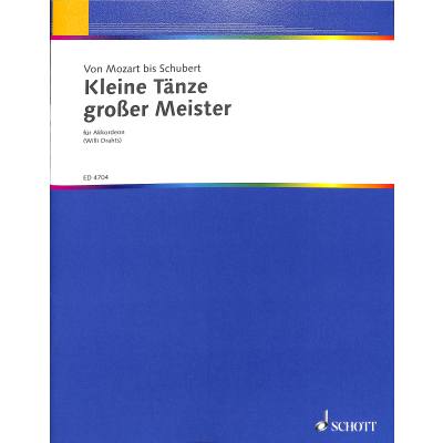 9790001054492 - Kleine Tänze grosser Meister