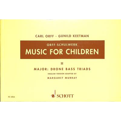 9790001055994 - Music for children 2 major bordun