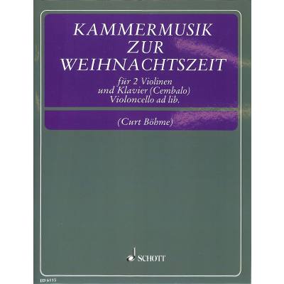 9790001065474 - Kammermusik zur Weihnachtszeit