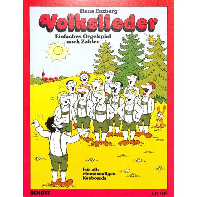 9790001074674 - Volkslieder (einfaches Orgelspiel nach