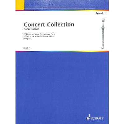 9790001075572 - Concert collection | Konzertalbum | 27 pieces for treble recorder and piano | 27 Stücke