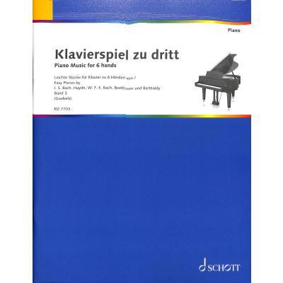 9790001080248 - Klavierspiel zu dritt 3 | Musik für Klavier zu 6 Händen