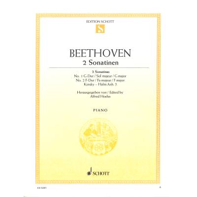 9790001085502 - 2 leichte Sonatinen G-Dur   F-Dur