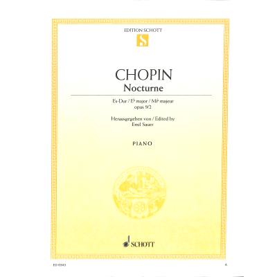 9790001085700 - Nocturne Es-Dur op 9 2