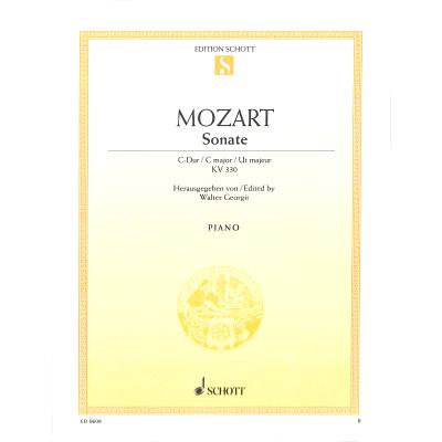 9790001086080 - Sonate 10 C-Dur KV 330 (300h)