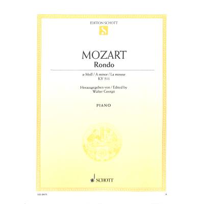 9790001086684 - Rondo a-moll KV 511 9790001086684 - Rondo a-moll KV 511