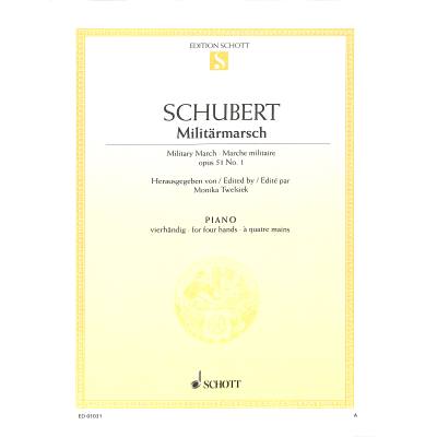 9790001086738 - Militärmarsch D-Dur op 51 1 (D 733 1)