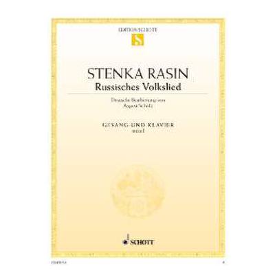 9790001089555 - Stenka rasin - russisches Volkslied 9790001089555 - Stenka rasin - russisches Volkslied