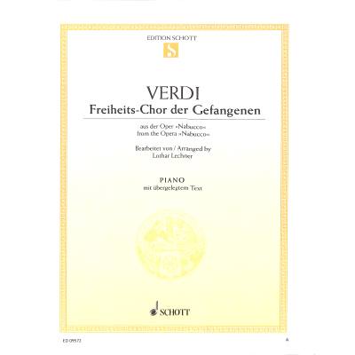 9790001091367 - Chor der Gefangenen (aus Nabucco)