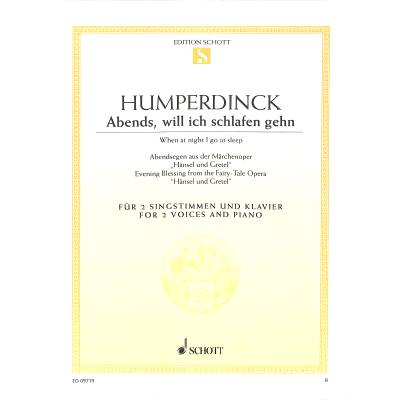 9790001092272 - Abends will ich schlafen gehn | Abendsegen (Hänsel + Gretel)