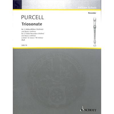 9790001099677 - Triosonate d-moll