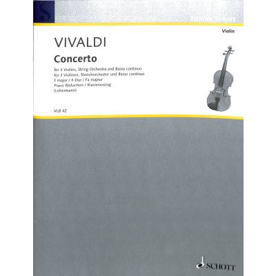 9790001102810 - Concerto F-Dur RV 551 F 34 PV 278