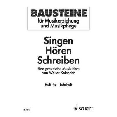 9790001104821 - Singen hören schreiben 4 a - Lehrheft 9790001104821 - Singen hören schreiben 4 a - Lehrheft