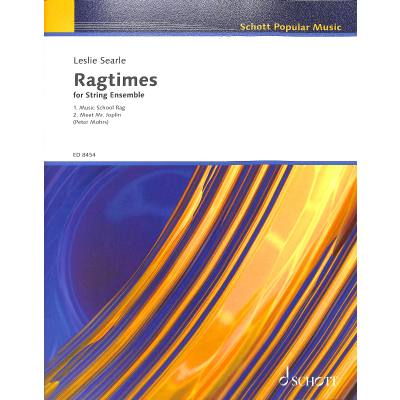 9790001112604 - Ragtimes for string ensemble