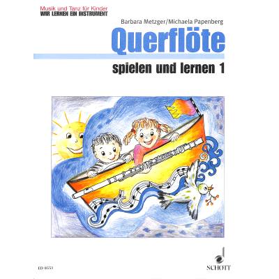 9790001114837 - Querflöte spielen + lernen 1 Kinderheft 1