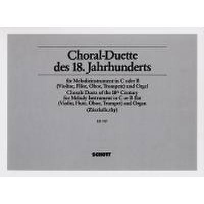 9790001118187 - Choral Duette des 18 Jahrhunderts