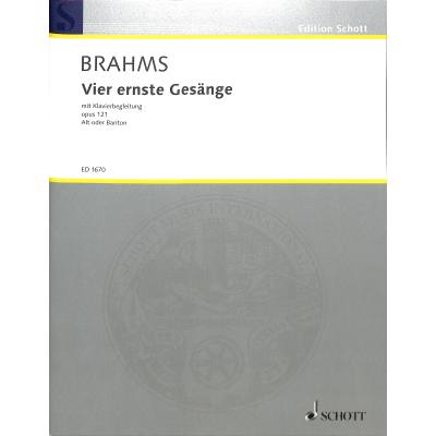 9790001120265 - Ernste Gesänge op 121