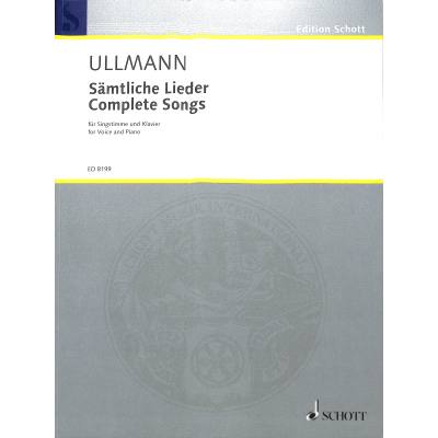 9790001120357 - Sämtliche Lieder