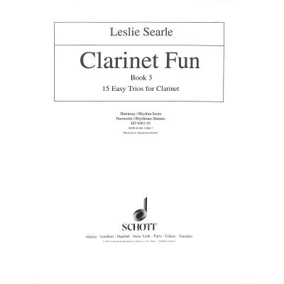 9790001120647 - Clarinet fun